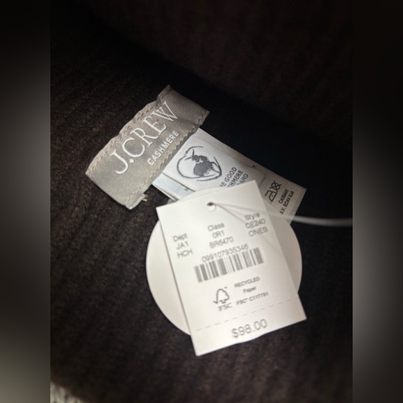 J Crew Ribbed cashmere beanie - Picture 2 of 3